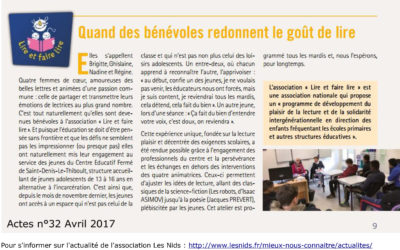 Temps de lecture pour les jeunes du CEF (Centre d’Education Fermé) de Saint Denis le Thiboult