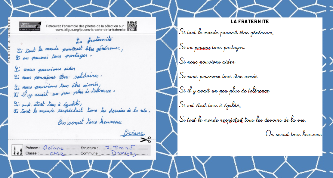 Exposition « Jouons la carte de la fraternité »