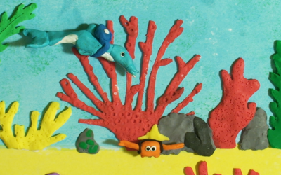 Océane et Albert sur le chemin de l’école