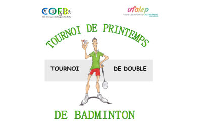 15 avril 2018 : tournoi amical de doubles organisé par Feuguerolles-Bully