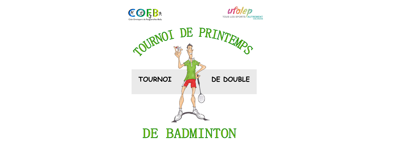 15 avril 2018 : tournoi amical de double organisé par Feuguerolles-Bully