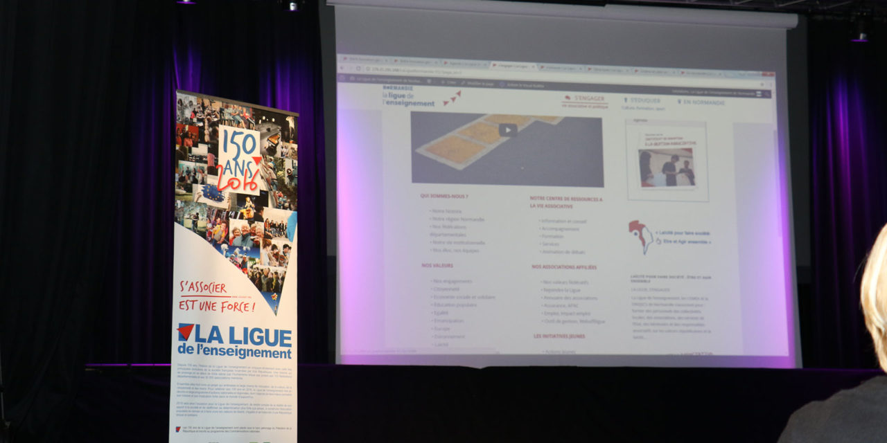 Fête régionale des 150 ans de la Ligue de l’enseignement, à la Salle Le Sillon, MJC du Chemin Vert à Caen