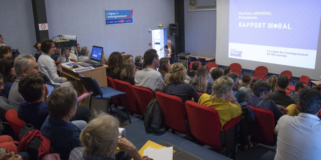 Assemblée Générale ordinaire de la Ligue de l’enseignement de Normandie 12/06/2018