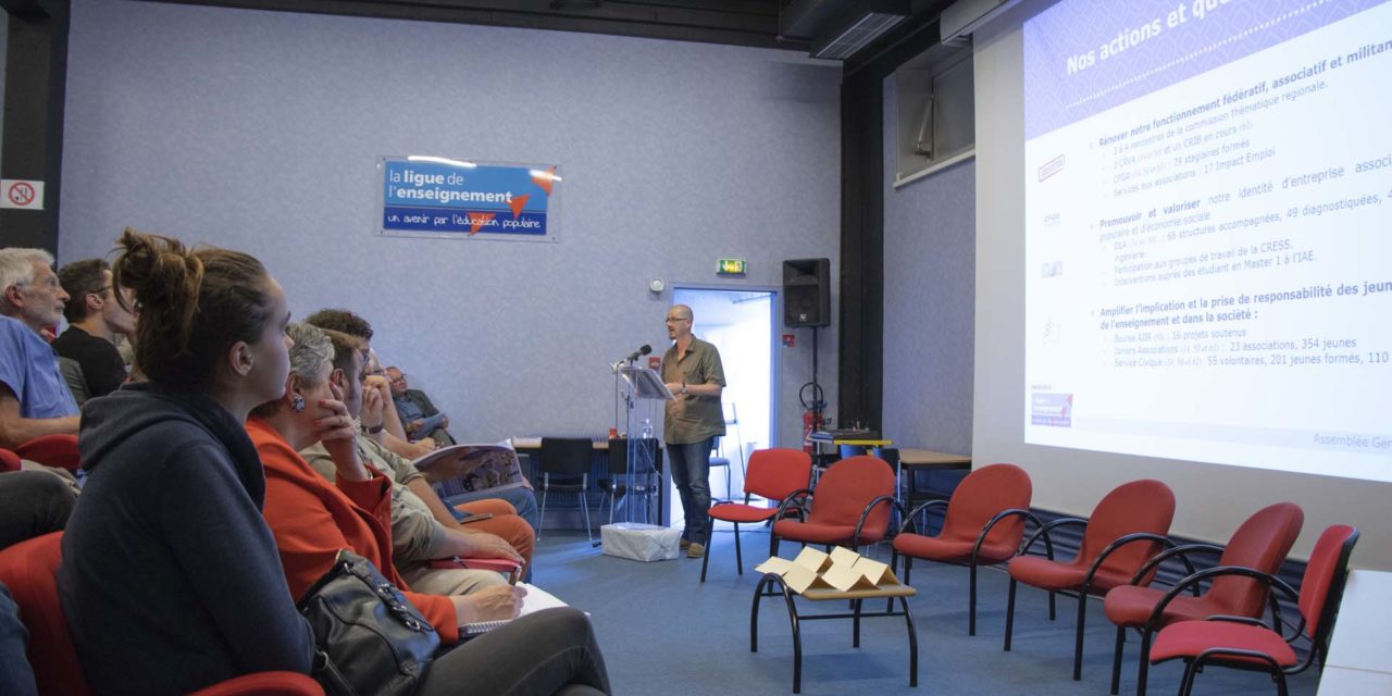 Assemblée Générale ordinaire de la Ligue de l’enseignement de Normandie 12/06/2018