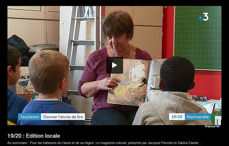 Lire et faire lire et l’illetrisme sur FR3