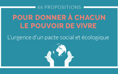 66 propositions pour un nouveau pacte social et écologique