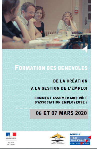 Formation pour les associations "Créer et gérer l'emploi dans une asso"