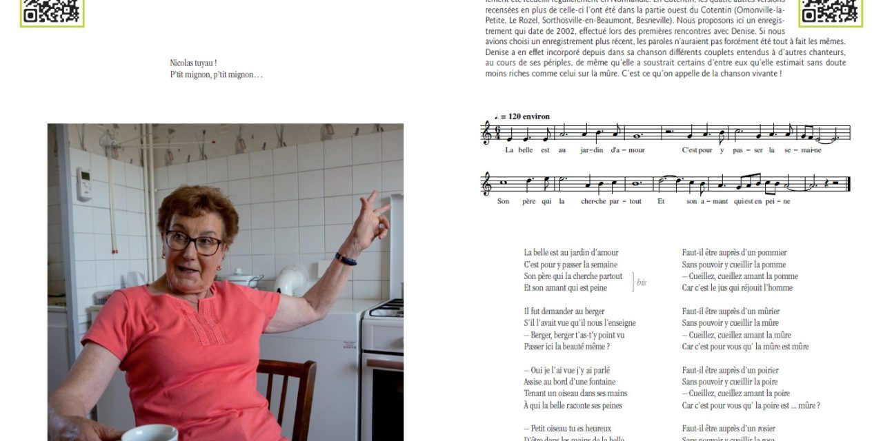 Chanteuse du Cotentin : un livre et un CD produits par l’association La Loure