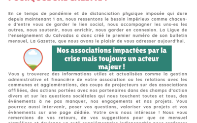 La Gazette de la fédération du Calvados N°1 • AVRIL 2021