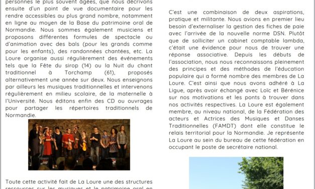 Interview de La Loure