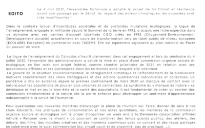 La Gazette de la fédération du Calvados N°2 • MAI 2021