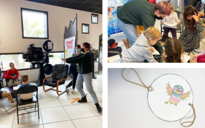 Ateliers « Jouets optiques » et « Egalité filles/garçons au cinéma » à Hauteville-sur-Mer